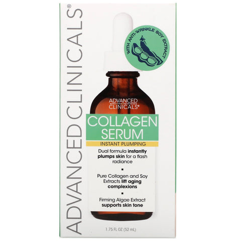 Advanced Clinicals, Collagen, Instant Plumping Serum, 1.75 fl oz (52 ml)