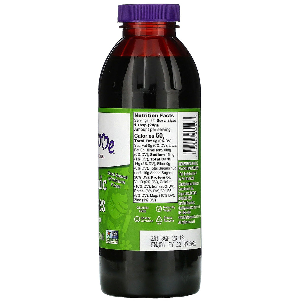 Sund, melasse, usvovlet, 16 fl oz (472 ml)