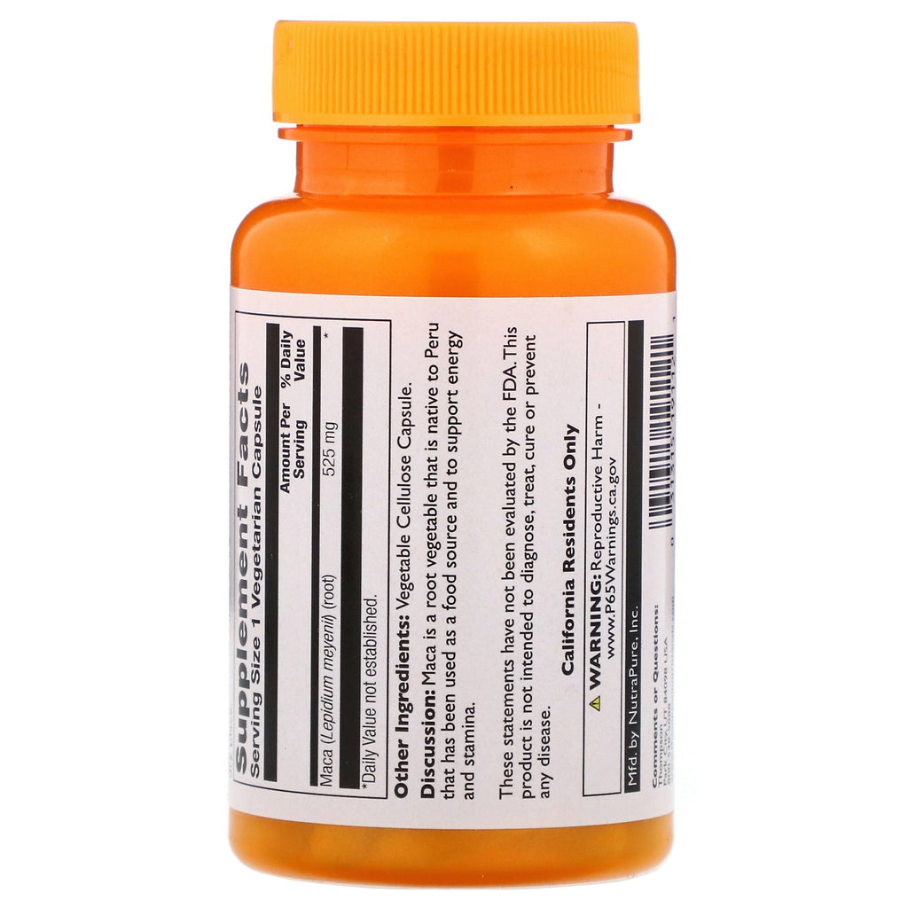Thompson, Maca, 525 mg, 60 vegetariske kapsler