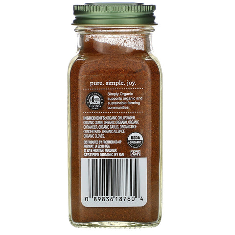 Simply , Chili Powder, 2.89 oz (82 g)