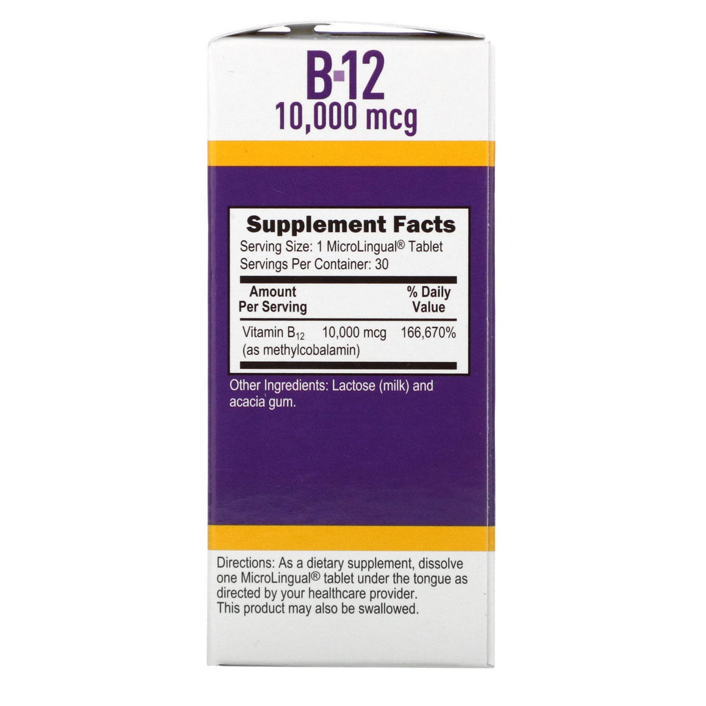 Superior Source, Methylcobalamin B-12, 10,000 mcg, 30 MicroLingual Instant Dissolve Tablets