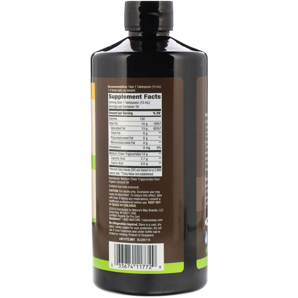 Nature's Way,  MCT Oil, 30 fl oz (887 ml)