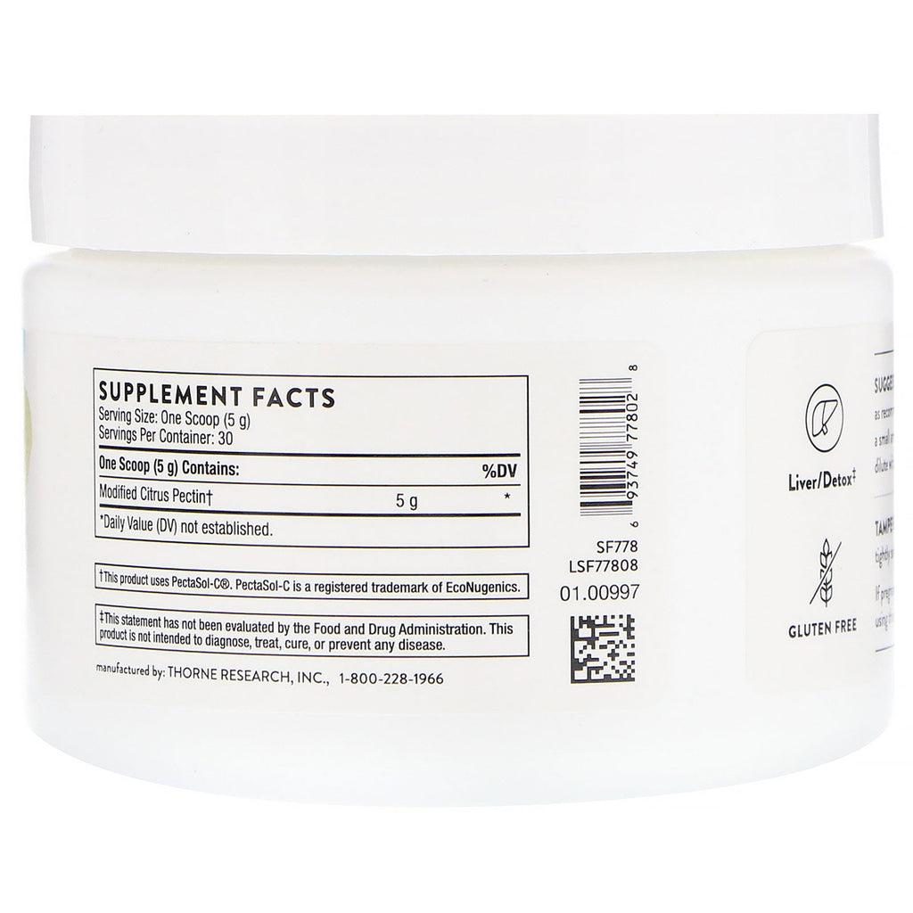 Thorne Research, Fractionated Pectin Powder, 5.3 oz (150 g)