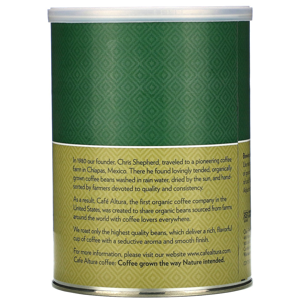 Cafe Altura, kaffe, klassisk stegt, malet, 12 oz (340 g)