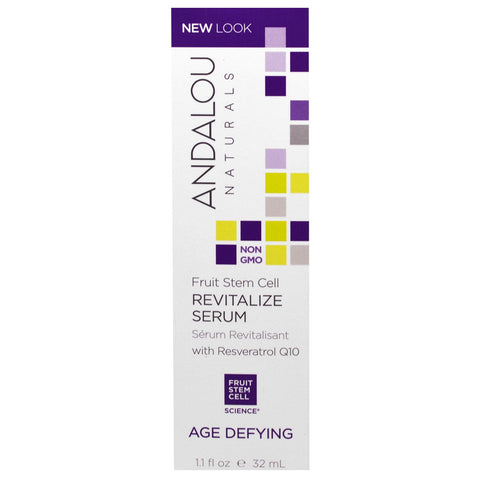 Andalou Naturals, Revitalize Serum with Resveratrol Q10, Age Defying, 1.1 fl oz (32 ml)