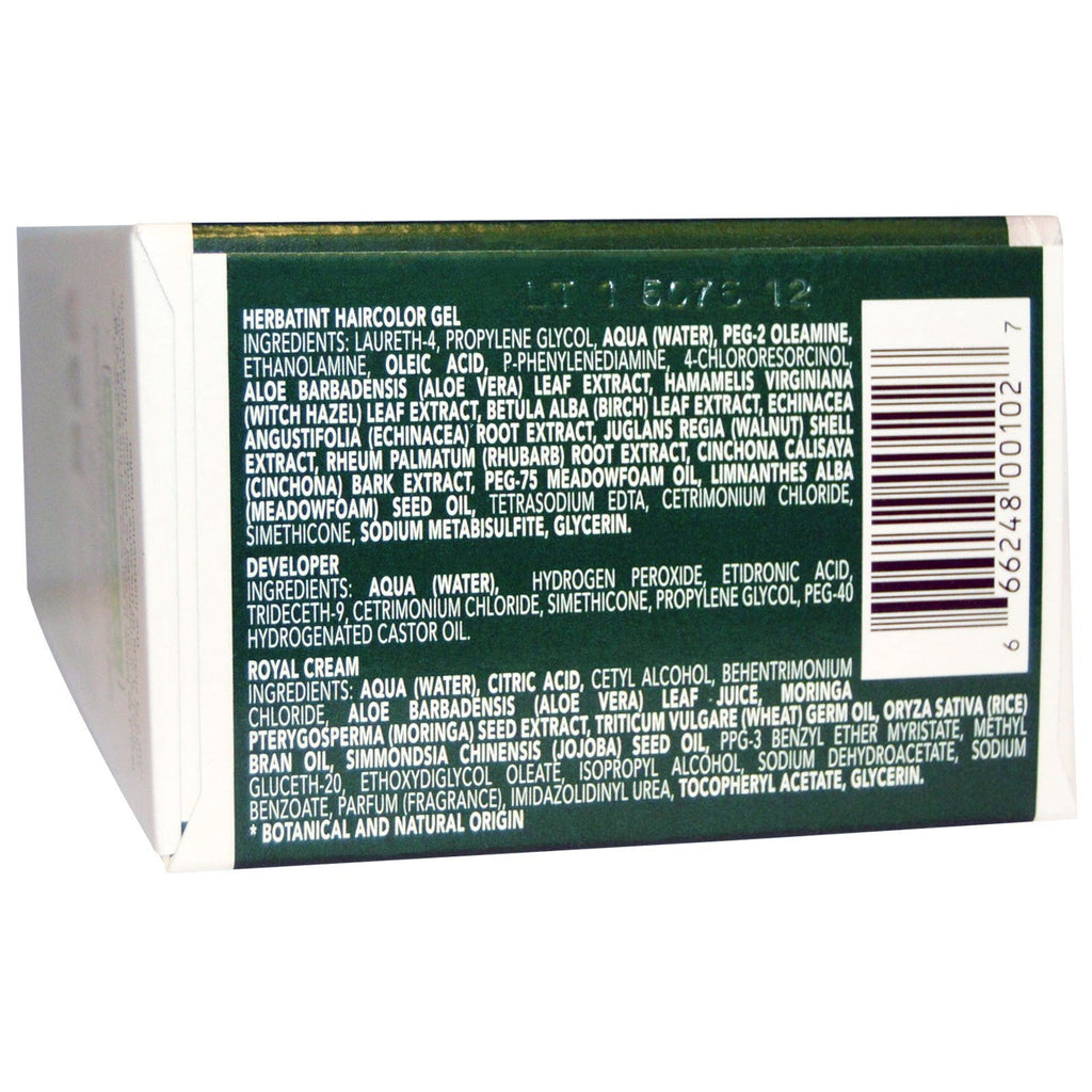 Herbatint, permanent hårfarve, 3N, mørk kastanje, 4,56 fl oz (135 ml)