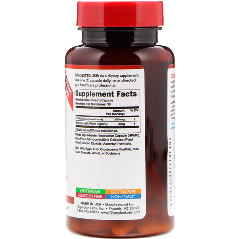 Olympian Labs, DIM-250, 30 Vegetarian Capsules