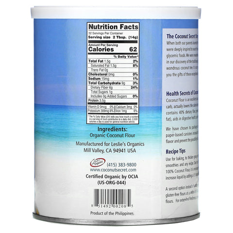 Coconut Secret, Traditional Coconut Flour, 1 lb (454 g)