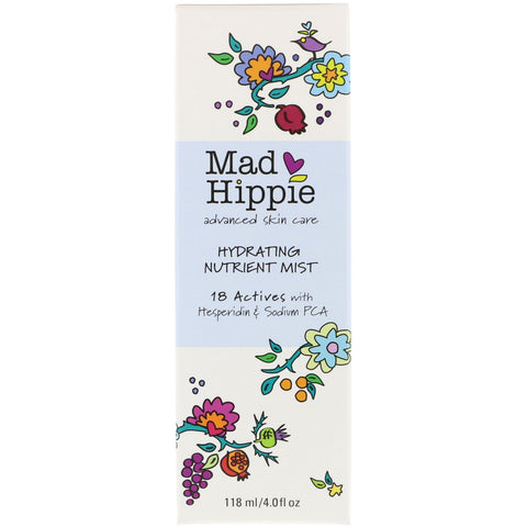 Productos para el cuidado de la piel Mad Hippie, niebla nutritiva hidratante, 4,0 fl oz (118 ml)