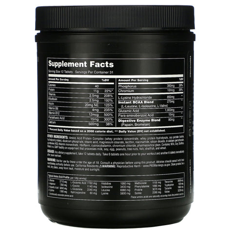 Universal Nutrition, Amino Tech, fórmula amino todo en uno, 375 tabletas