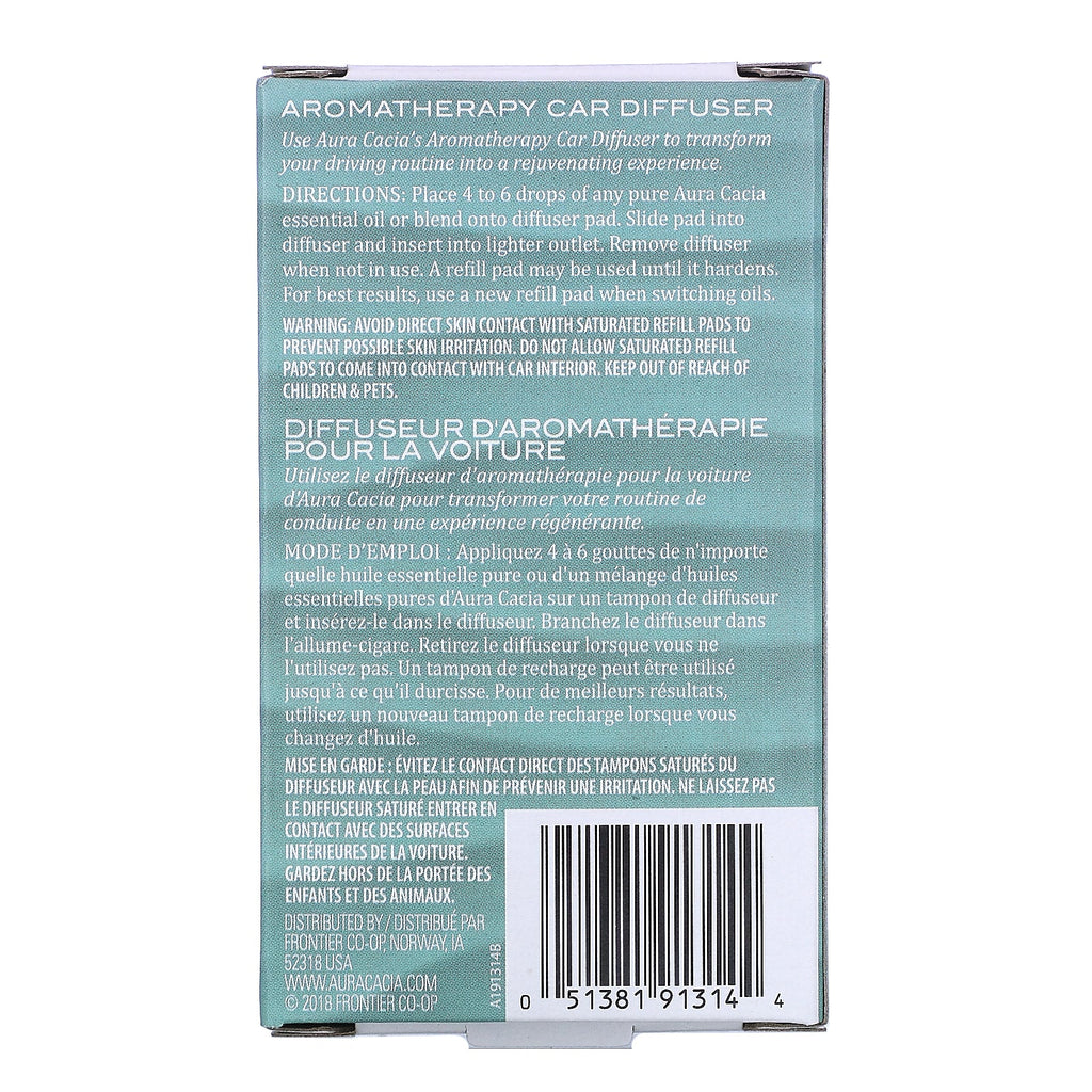 Aura Cacia, Aromatherapy Car Diffuser, 1 Diffuser