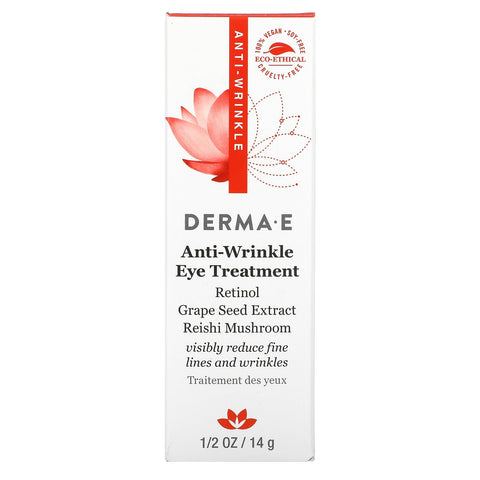 Derma E, Anti-Wrinkle Eye Treatment , 1/2 oz (14 g)