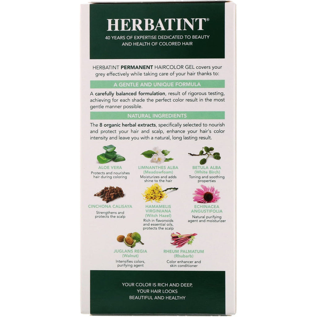 Herbatint, Permanent Haircolor Gel, 4C, Ash Chestnut, 4,56 fl oz (135 ml)