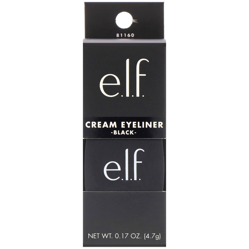 E.L.F., Cream Eyeliner, Black, 0.17 oz (4.7 g)