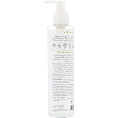 Derma E, Sensitive Skin Cleanser, 6 fl oz (175 ml)