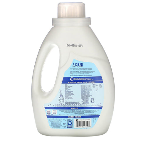 Seventh Generation, Laundry Detergent, Free & Clear, 50 fl oz (1.47 l)