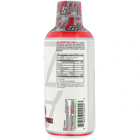 ProSupps, L-Carnitina 1500, paleta de cereza, 1500 mg, 16 fl oz (473 ml)