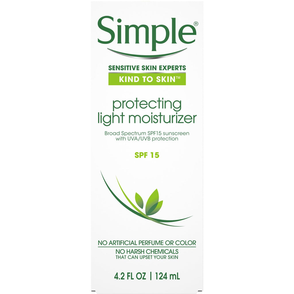 Enkel hudpleje, Protecting Light Moisturizer, SPF 15, 4,2 fl oz (124 ml)