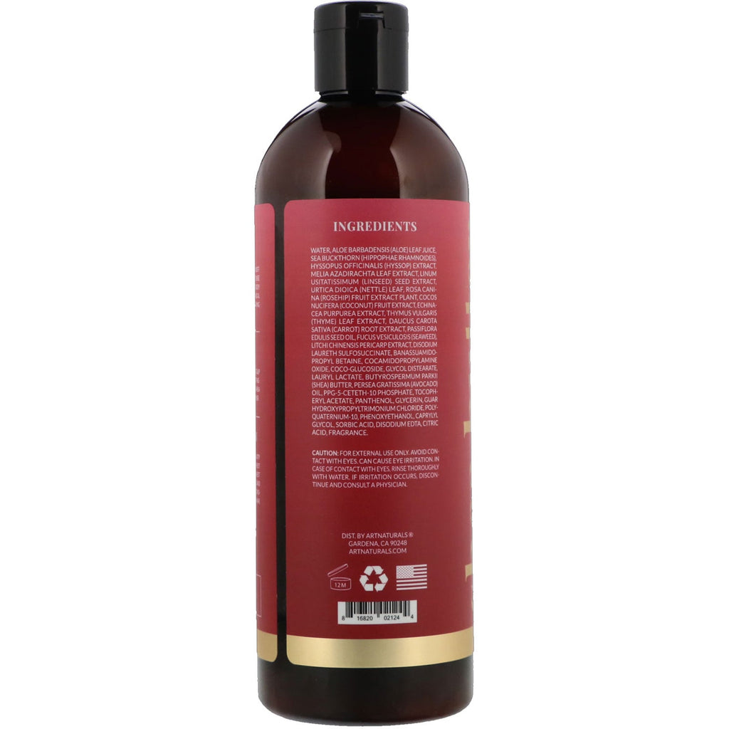 Artnaturals, Shea Butter, Avocado & Lychee Shampoo, Moisturizing Silk, For Dry Hair, 16 fl oz (473 ml)