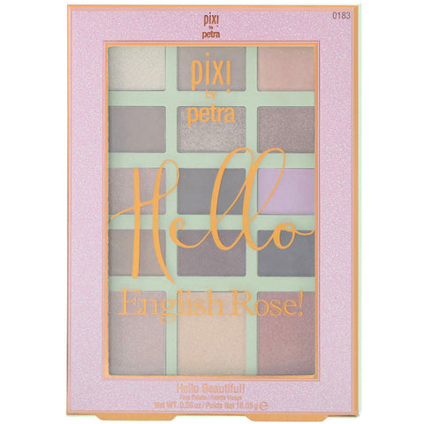 Pixi Beauty, Hello Beautiful!, English Rose, Face Palette, 0.56 oz (16.05 g)