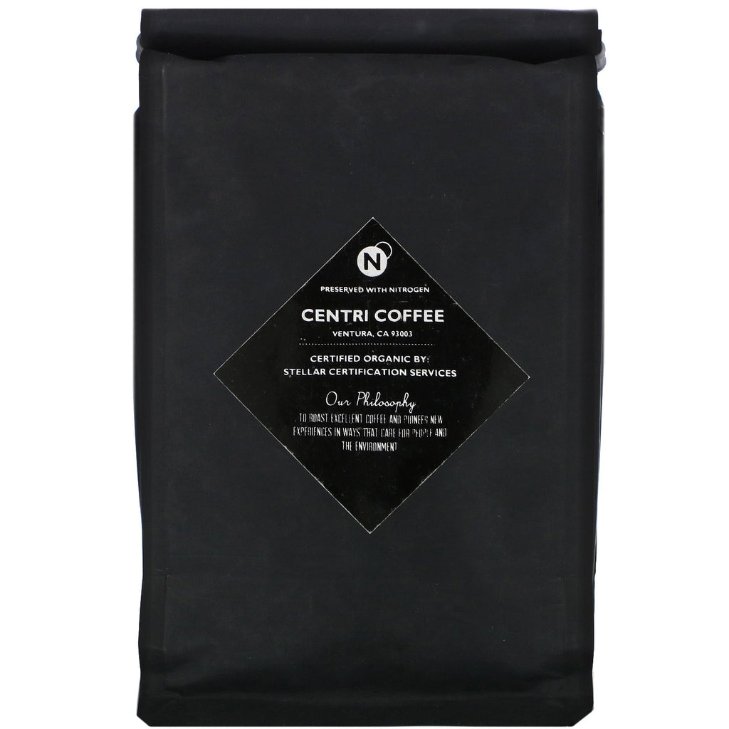 Cafe Altura, Centri Coffee, One Black, Espresso, hele bønne, chokolade + frugtsyltetøj, 12 oz (340 g)