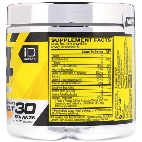 Cellucor, C4 Original Explosive, Pre-Workout, Orange Burst, 6.88 oz (195 g)