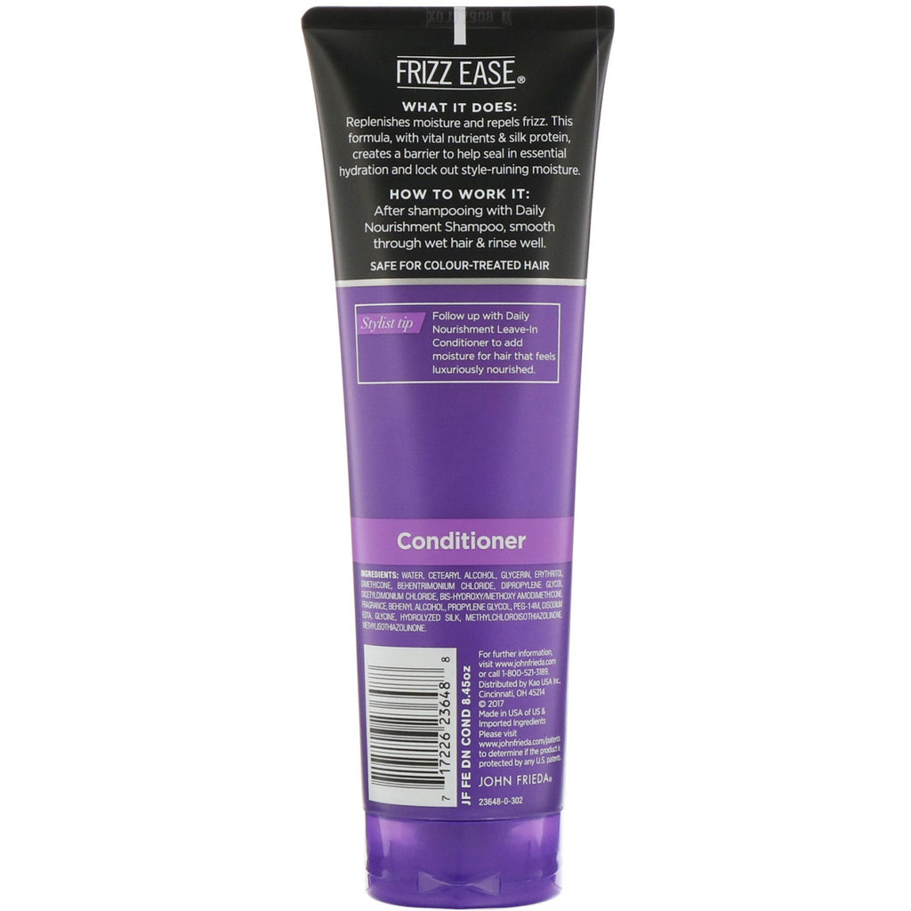 John Frieda, Frizz Ease, Daily Nourishment Conditioner, 8,45 fl oz (250 ml)