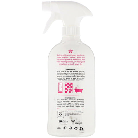 ATTITUDE, Daily Shower & Tile Cleaner, Citrus Zest, 27.1 fl oz (800 ml)