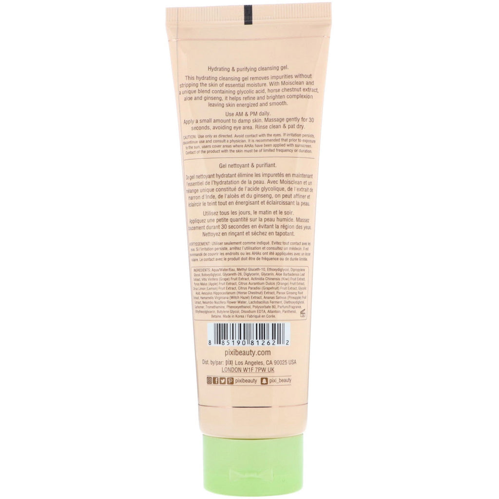 Pixi Beauty, Skintreats, Glow Tonic Cleansing Gel, 4,57 fl oz (135 ml)