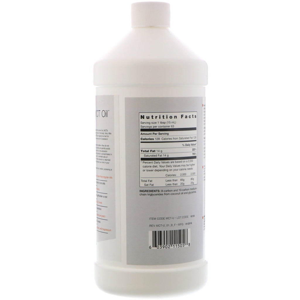 Life Enhancement, Utra Pure MCT Oil, 32 fl oz(0.95L)