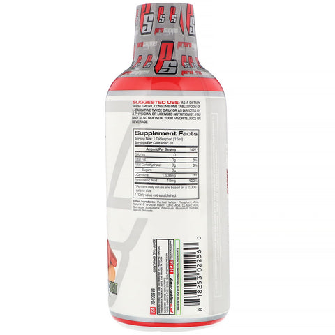 ProSupps, L-Carnitina 1500, Dulce y Tarto, 1500 mg, 16 fl oz (473 ml)