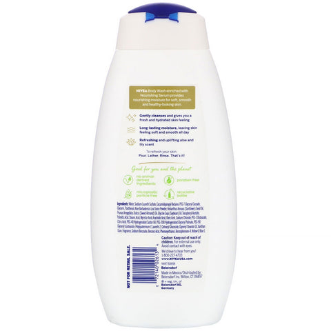 Nivea, Refreshing Body Wash, Fresh Aloe & Lily,  20 fl oz (591 ml)