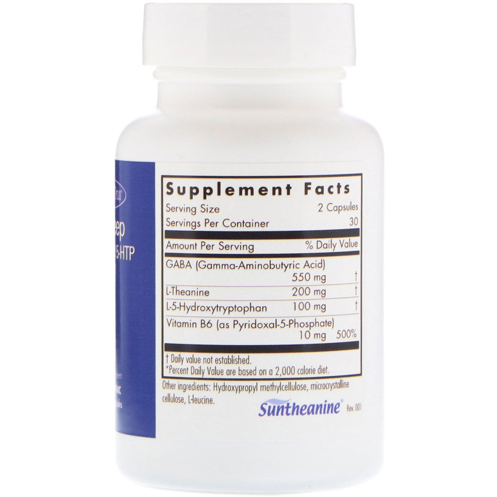 Allergy Research Group, Zen Sleep med P5P og 5-HTP, 60 vegetariske kapsler