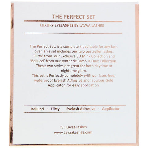 Lavaa Lashes, The Perfect Set, 1 Set