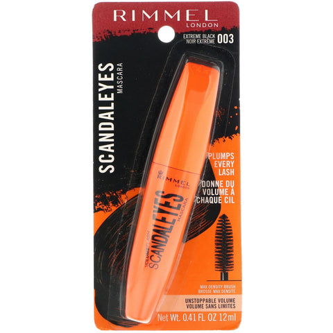 Rimmel London, Scandaleyes Mascara, 003 Extreme Black, 0.41 fl oz (12 ml)