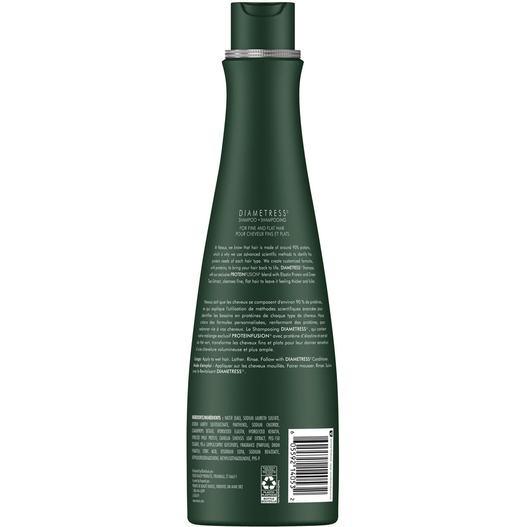 Nexxus, Diametress Shampoo, vægtløs volumen, 13,5 fl oz (400 ml)