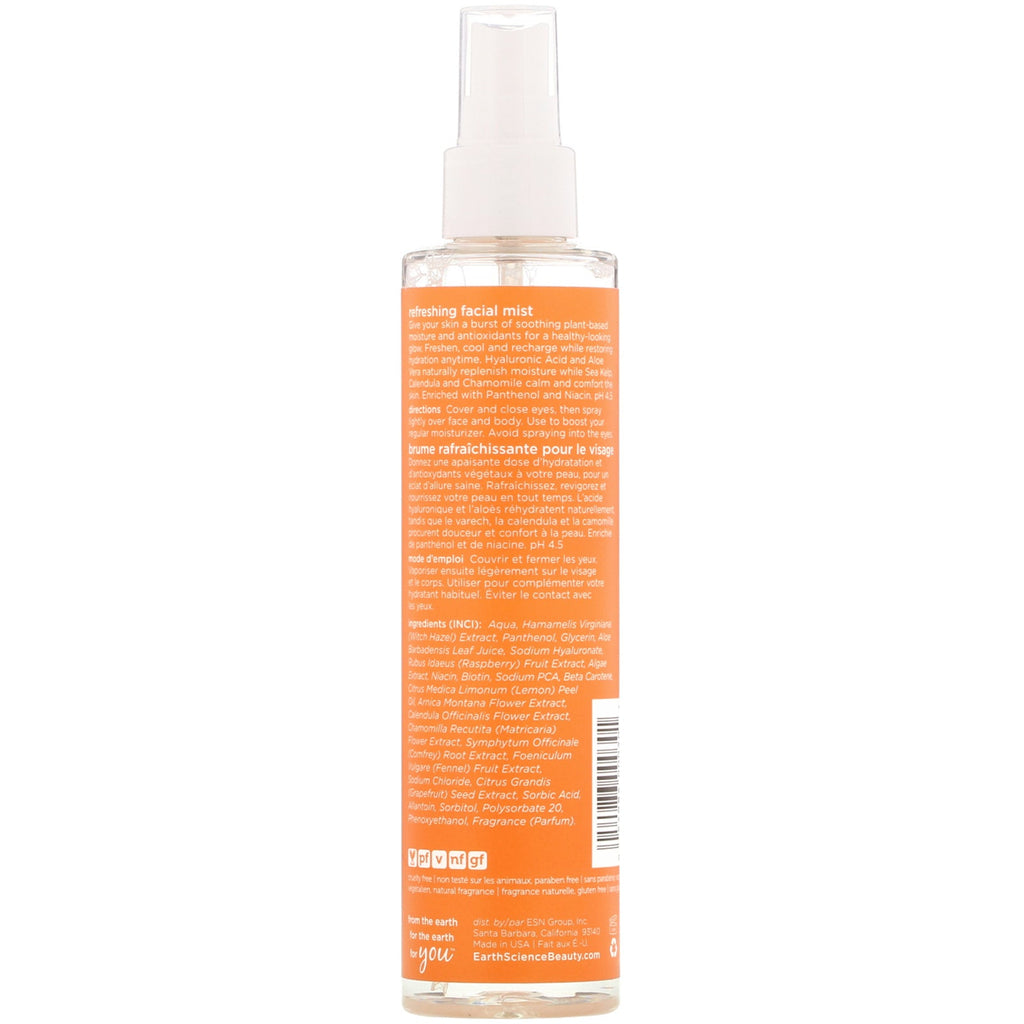 Earth Science, Refreshing Facial Mist, 6 fl oz (177 ml)