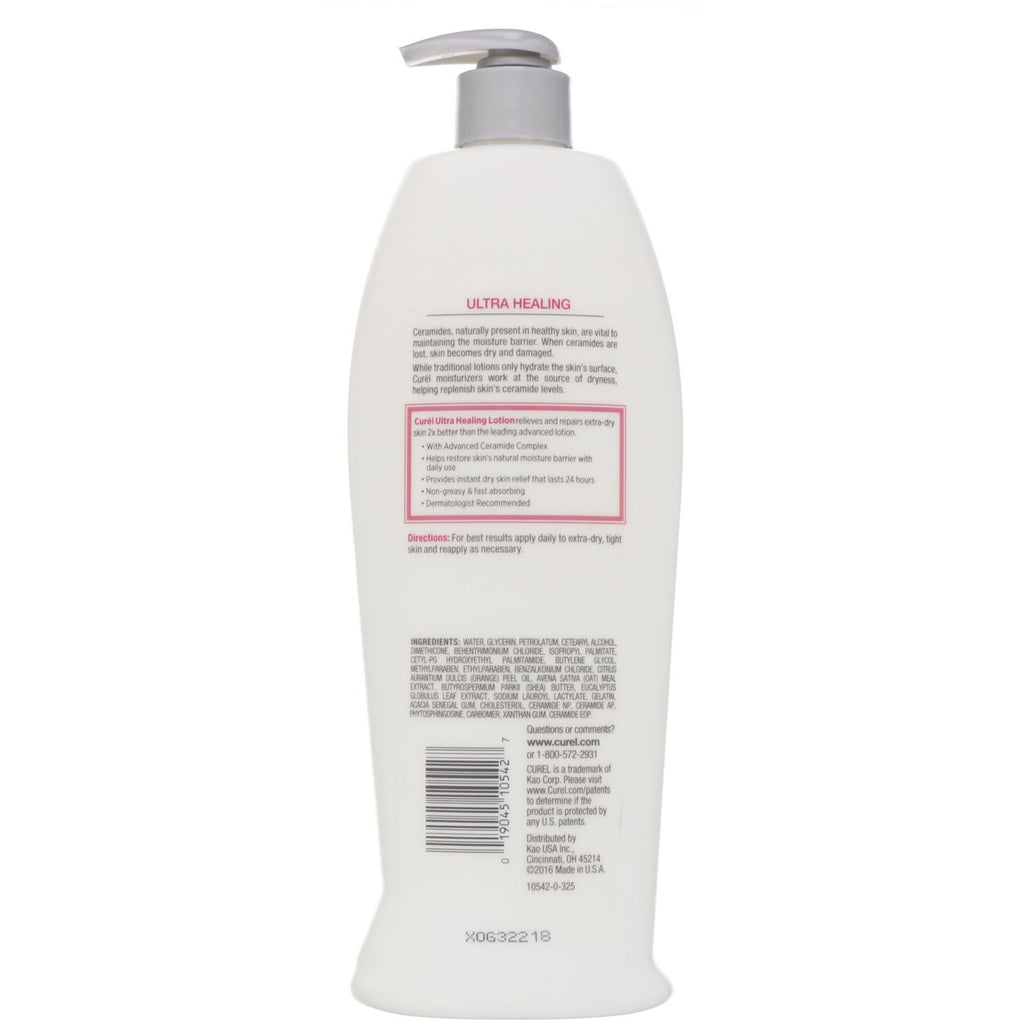Curel, Ultra Healing, loción intensiva para piel extra seca y tersa, 20 fl oz (591 ml)