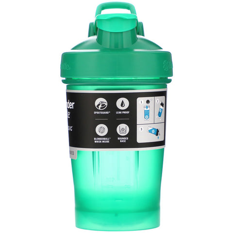 Blender Bottle, Classic With Loop, Emerald Green, 20 oz