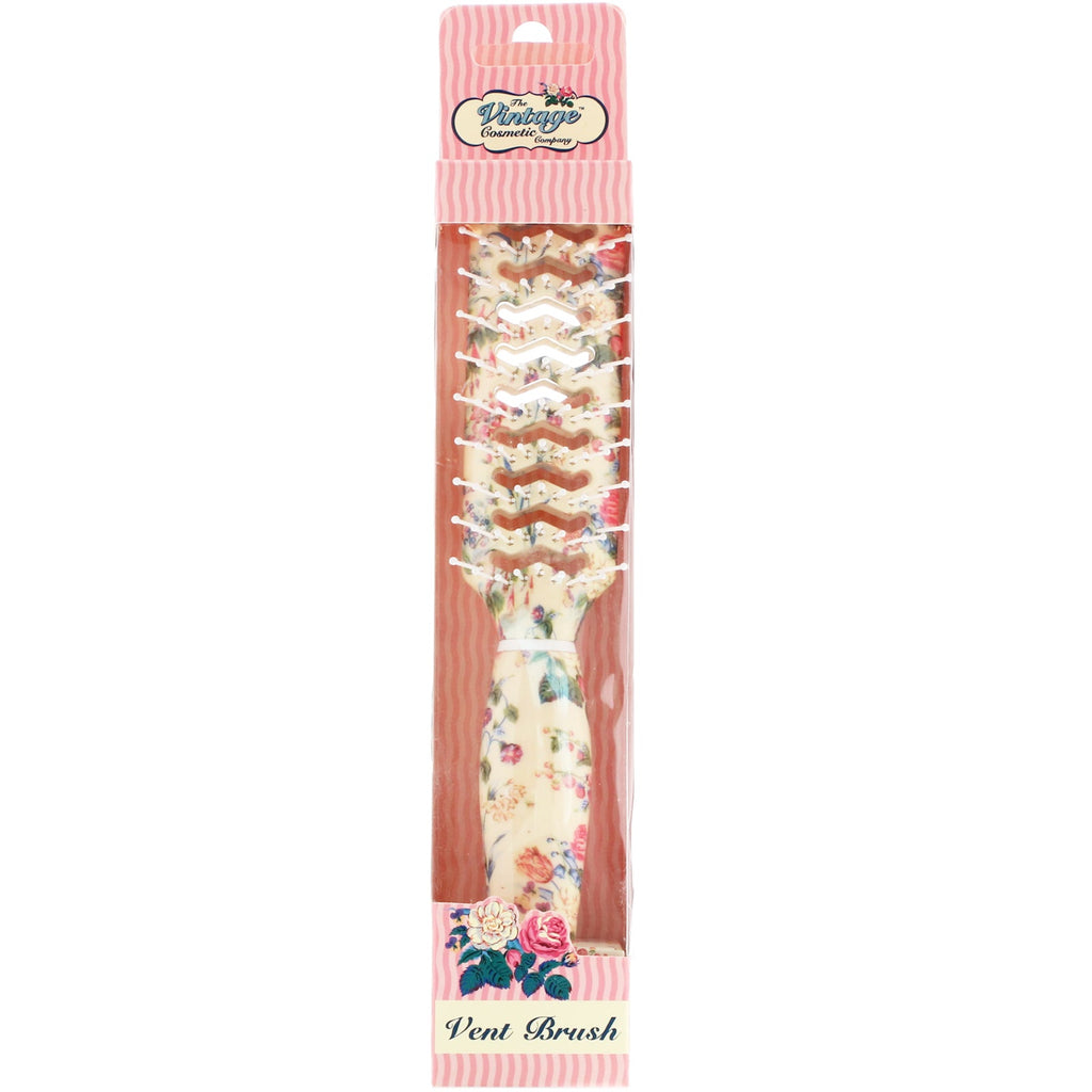 The Vintage Cosmetic Co., Vent Hair Brush, Fabulously Floral, 1 børste