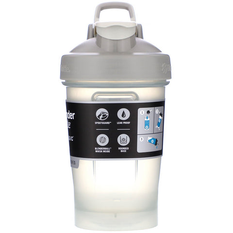 Blender Bottle, Classic With Loop, Pebble Grey,  20 oz