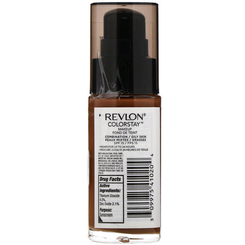 Revlon, Colorstay, Makeup, Combination/Oily, 450 Mocha, 1 fl oz (30 ml)