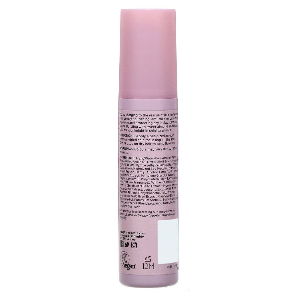 Noughty, To The Rescue, suero anti-frizz, 2,5 fl oz (75 ml)