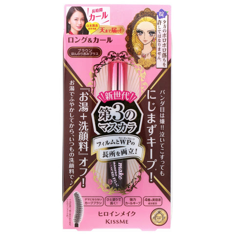 KissMe, Heroine Make, Long & Curl Mascara, Advanced Film, #02 Brown, 0.21 oz (6 g)