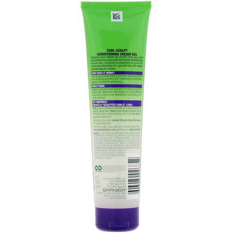 Garnier, Fructis, Curl Sculpt, Conditioning Cream Gel, 5,1 fl oz (150 ml)