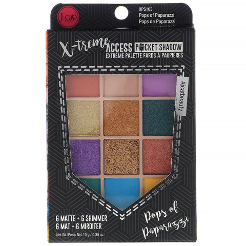 J.Cat Beauty, X-Treme Access Pocket Shadow, XPS103 Pops of Paparazzi, 0.35 oz (10 g)