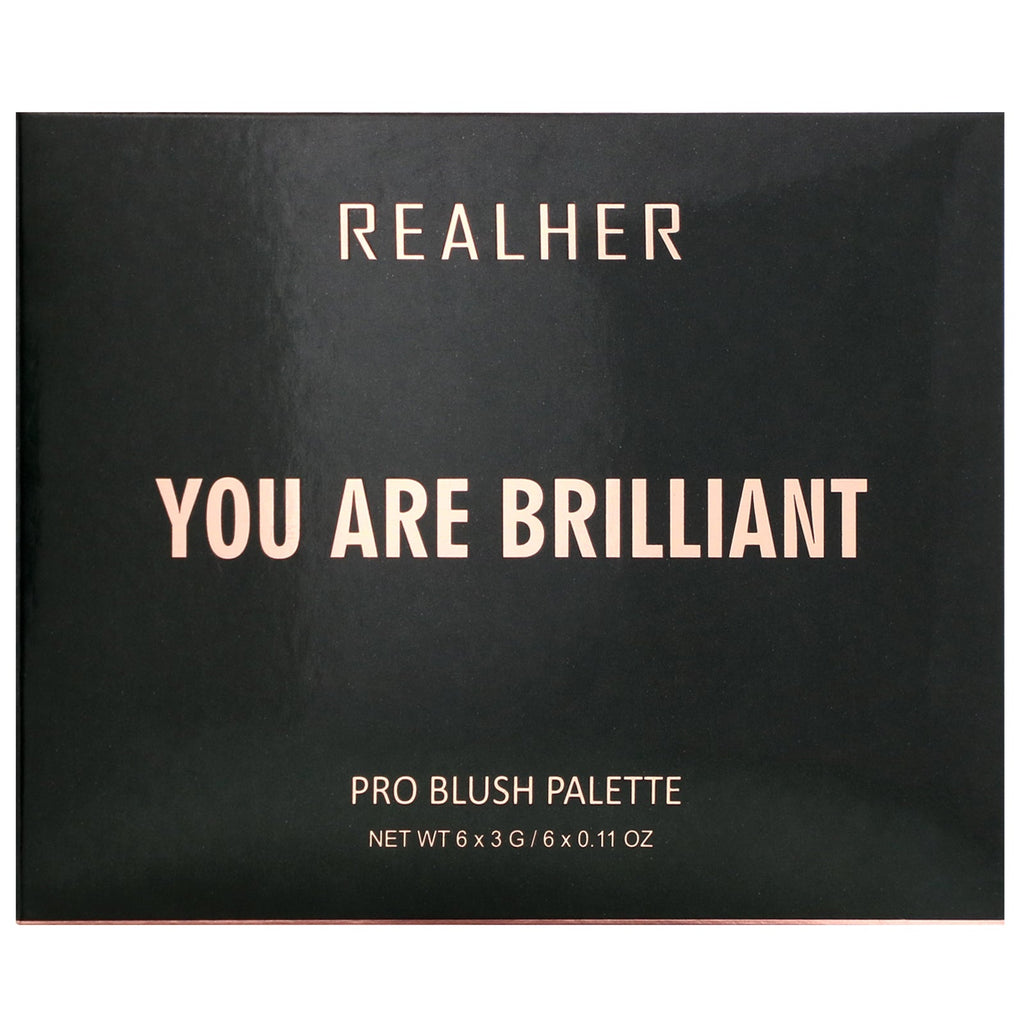 RealHer, You Are Brilliant, Pro Blush Palette, 0.66 oz (18 g)