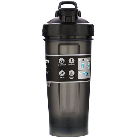 Blender Bottle, Classic With Loop, Black, 28 oz (828 ml)