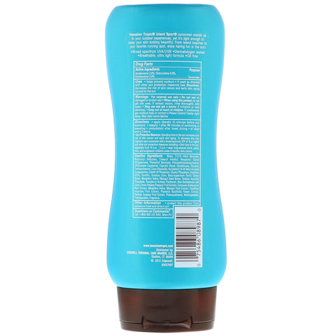 Hawaiian Tropic, Island Sport, High Performance Sunscreen, SPF 30, Light Tropical Scent, 8 fl oz (236 ml)