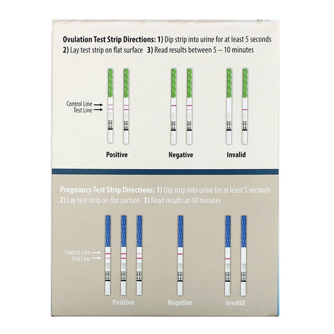 Fairhaven Health, BFP, Ovulation & Pregnancy Test Strips, 40 Ovulation & 10 Pregnancy Tests